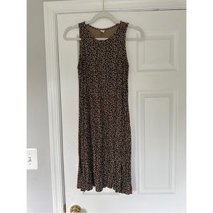 Casual leopard print swing dress - Old Navy